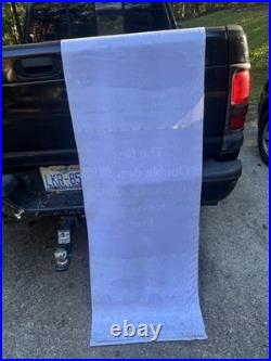 Large Vintage Saab fabric Advertising Banner For Saab enthusiasts/ Collectors