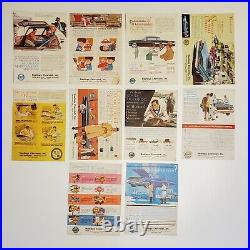 Lot 10 Vtg 1950s 1960s Chevrolet Super Service Dealer Charts Posters Dealership