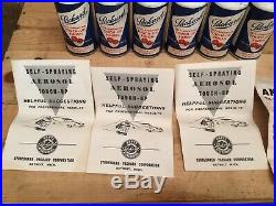 Lot Of Vintage 6 PACKARD Aerosol Car Touch Up Spray Paint Cans In Original Box
