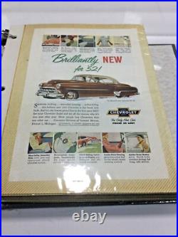 Lot of 100 Vintage Auto Magazine Ads 1950s-1960s Ford Chevy Pontiac Olds Buick 1