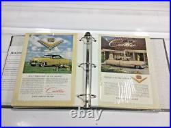 Lot of 100 Vintage Auto Magazine Ads 1950s-1960s Ford Chevy Pontiac Olds Buick 1