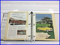 Lot of 100 Vintage Auto Magazine Ads 1950s-1960s Ford Chevy Pontiac Olds Buick 1