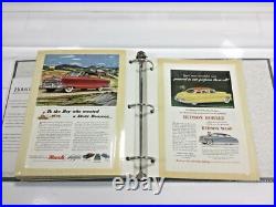 Lot of 100 Vintage Auto Magazine Ads 1950s-1960s Ford Chevy Pontiac Olds Buick 1