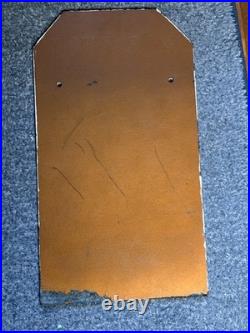 Marathon Oil Mirror Service Station Original Garage Early Auto Gas Sign Vintage