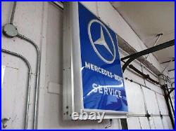 Mercedes Sign Genuine Mercedes Dealership Sign Authentic Genuine $24,900