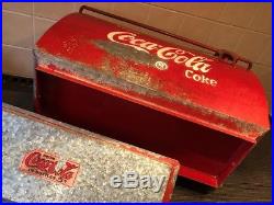 Metal Coca Cola Coke Drinks Cooler 1950s CLASSIC CAR VW Split screen Vintage