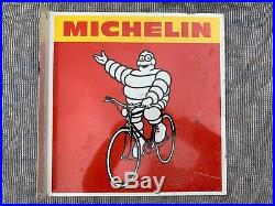 Michelin cycle tyre Vintage sign, Automobilia, double sided flange sign, velo