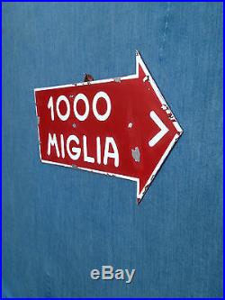 Mille miglia Coppa delle 1000 miglia sign Alfa Ferrari Bugatti Mercedes Vintage