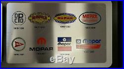 NOS Mopar Vintage 1997 Mopar Master Parts Clock With 8 Mopar Logos