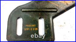 NOS Sunoco Automobile Gasoline License Tin Plate Topper Vintage Advertising B171