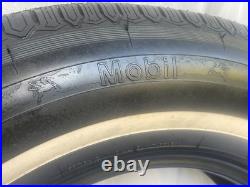 NOS Vintage Mobil Oil Pegasus Steel belted Radial Whitewall Car Automobile Tire