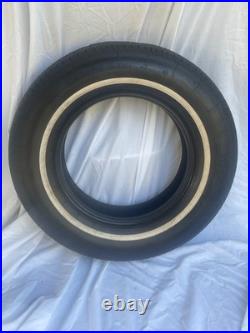 NOS Vintage Mobil Oil Pegasus Steel belted Radial Whitewall Car Automobile Tire