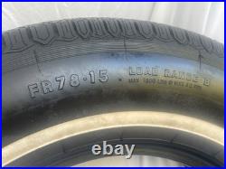 NOS Vintage Mobil Oil Pegasus Steel belted Radial Whitewall Car Automobile Tire