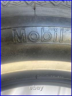NOS Vintage Mobil Oil Pegasus Steel belted Radial Whitewall Car Automobile Tire