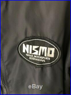 Nismo Old Logo Bomber Jacket MA1 90s Rare JDM Vintage Badge Windbreaker HKS RB26