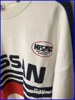 Nismo Old Logo Le Mans Sweater Calsonic Rare Vintage Jacket HKS Greddy GTR R32