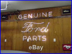 OLD VINTAGE FORD PARTS and ACCESSORIES NEON SIGN