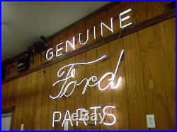 OLD VINTAGE FORD PARTS and ACCESSORIES NEON SIGN