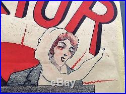 Original Rare 1910/1912 Luxior Automobile Advertising Poster