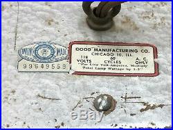 ORIGINAL Vintage CREDIT DEPARTMENT Lighted Sign Gas Oil OLD Store Car Dealer