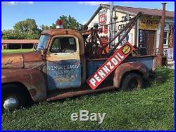 ORigiNAL Vintage PENNZOIL Motor OIL PERFECT PATINA Car Truck Garage Mancave OLD