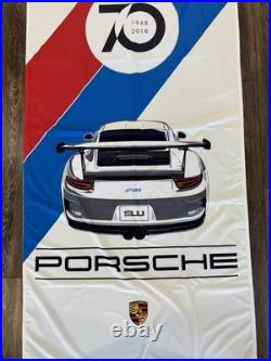 Official German Vintage Porsche Banner Porsche Flag GT3 911 Racing
