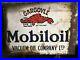 Old-Vintage-Mobiloil-Gargoyle-Enamel-Double-Side-Garage-Oil-Advertising-Sign-GC-01-oap