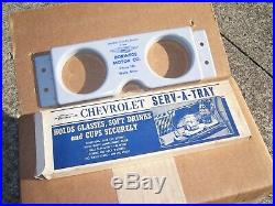 Original 1939 GM Chevrolet Accessory Serv-A-Tray glovebox holder Vintage nos
