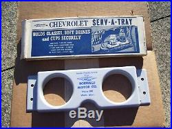 Original 1939 GM Chevrolet Accessory Serv-A-Tray glovebox holder Vintage nos