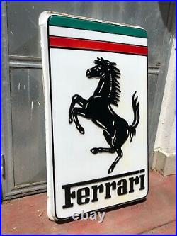 Original FERRARI Sign Service Vintage 1980's Dealership Workshop GTO F40 F50 250