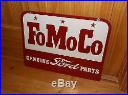 Original FoMoCo Tin Sign, Vintage Ford Tin Sign, Car Dealer Signs, Car Parts