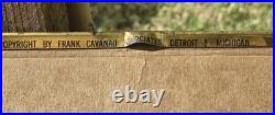 Original Vintage Pontiac Dealership TOC Sign Frank Cavanaugh, Detroit