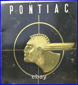 Original Vintage Pontiac Dealership TOC Sign Frank Cavanaugh, Detroit