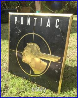 Original Vintage Pontiac Dealership TOC Sign Frank Cavanaugh, Detroit