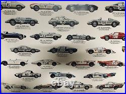 Original Vintage Porsche Poster Race Car History 1977