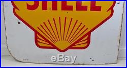 Original Vintage c1960s Shell Enamel Sign