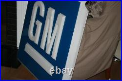 Original gm general motors sign vintage dealer sign dealership