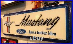 Original vintage Ford Mustang Dealership sign