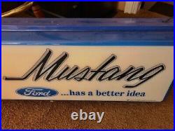 Original vintage Ford Mustang Dealership sign