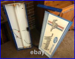 Original vintage Ford Mustang Dealership sign