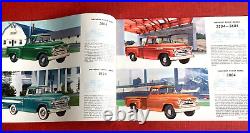 Original vtg 1957 RARE CHEVY TRUCK Dealer magazine-HI-GRADE