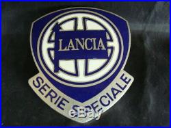Placca emblema Lancia Serie Speciale Delta Fulvia old vintage italy