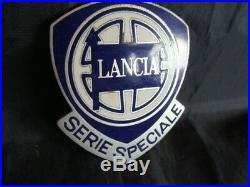 Placca emblema Lancia Serie Speciale Delta Fulvia old vintage italy