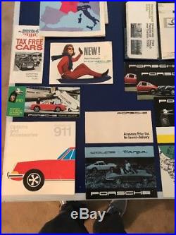 Porsche brochure Lot Vintage