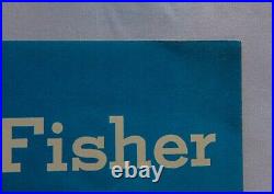 RARE Original Vintage Body by Fisher for Chevrolet 1930s Poster (B2722)