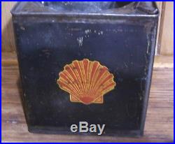 RARE SHELL MEX CUP GREASE TIN SHELL MEX LTD KINGSWAY c1920/30 VINTAGE OIL/PETROL