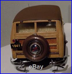 RARE VINTAGE NEW Danbury Mint 1941 CHEVROLET SPECIAL DELUXE STATION WAGON CAR NR