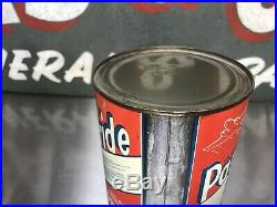 RARE VINTAGE Para Pride Car Airplane Motor OIL CAN GREAT GRAPHICS One Quart