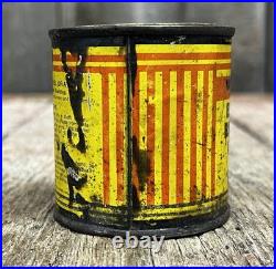 RARE Vintage 40's Wizard Engine Enamel Paint Can Western Auto COOL GRAPHICS