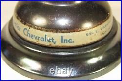 RARE Vintage Chevy Dealership Service Desk Bell Superior Chevrolet Indianapolis
